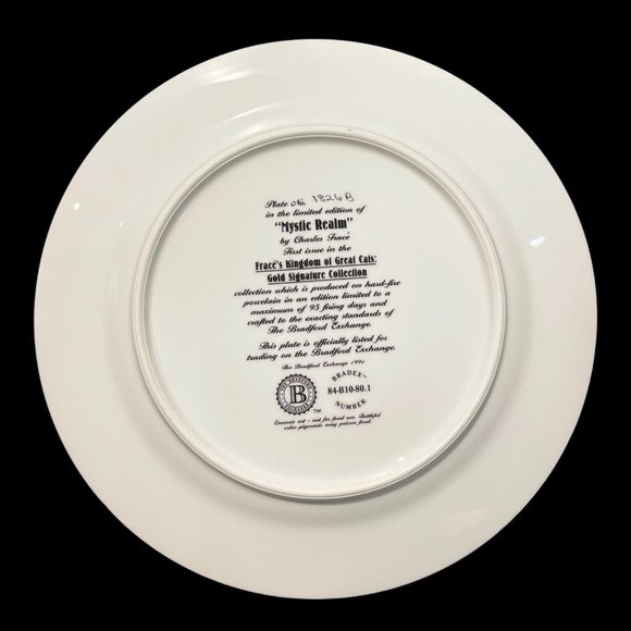 Vintage Bradford Exchange 'Mystic Realm' Collectible Plate - Picture 2 of 2